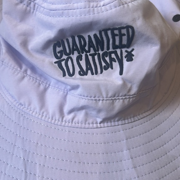 ✌️Dutch Bros Coffee Purple Summer Sun Bucket Hat "GUARANTEED TO SATISFY" - Picture 5 of 7